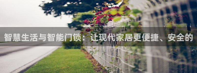开丰娱乐右7O667：智慧生活与智能门锁：让现代家居更便捷、