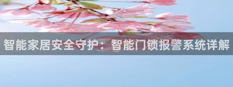 开丰娱乐网站官网：智能家居安全守护：智能门锁报警系统详解