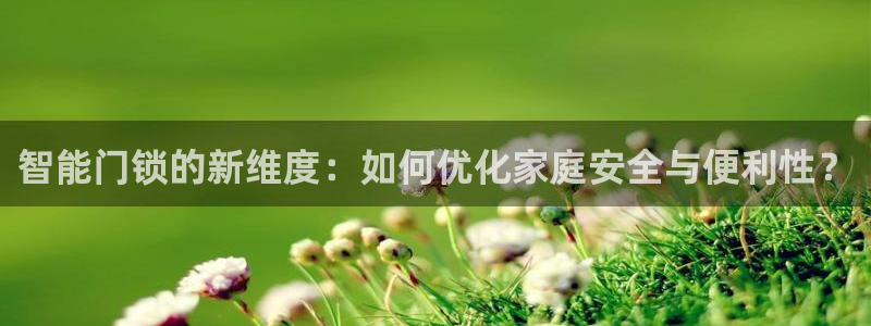 开丰娱乐山67五壹叁八：智能门锁的新维度：如何优化家庭安全与