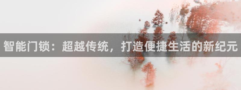 开丰娱乐主管:智能门锁:超越传统,打造便捷生活的新纪元