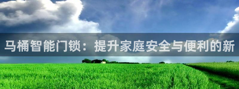 开丰娱乐官网：马桶智能门锁：提升家庭安全与便利的新