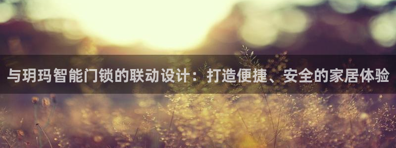 开丰娱乐网站官网首页：与玥玛智能门锁的联动设计：打造便捷、安