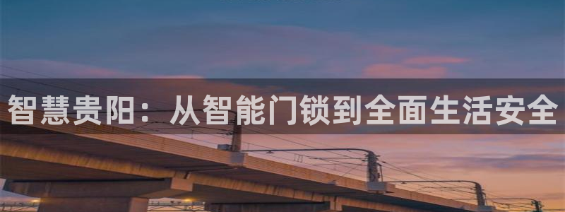 开丰娱乐主管：智慧贵阳：从智能门锁到全面生活安全