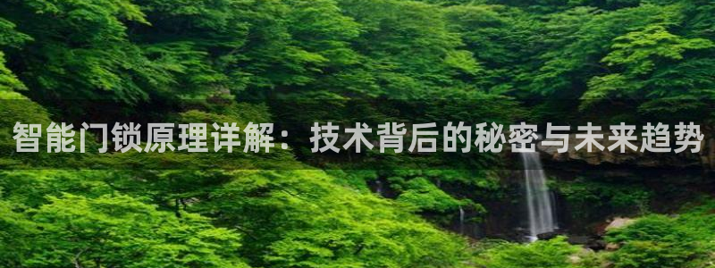 开丰娱乐网站官网入口：智能门锁原理详解：技术背后的秘密与未来