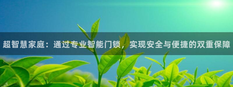 开丰娱乐联系q徽22212:超智慧家庭:通过专业智能门锁,实