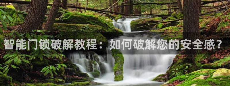 开丰娱乐线路：智能门锁破解教程：如何破解您的安全感？