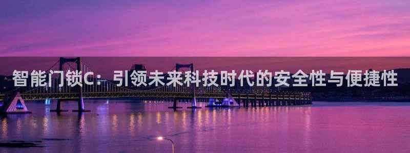 开丰娱乐官网平台登录：智能门锁C：引领未来科技时代的安全性与