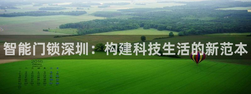 开丰娱乐线路：智能门锁深圳：构建科技生活的新范本