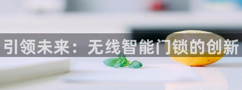 开丰娱乐平台：引领未来：无线智能门锁的创新