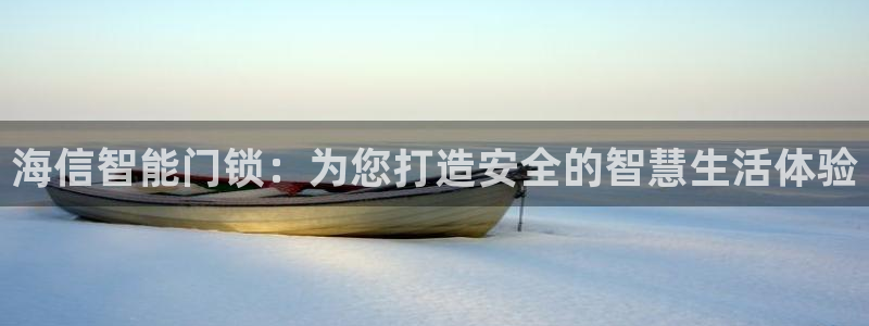 开丰娱乐注册自判官333OO：海信智能门锁：为您打造安全的智