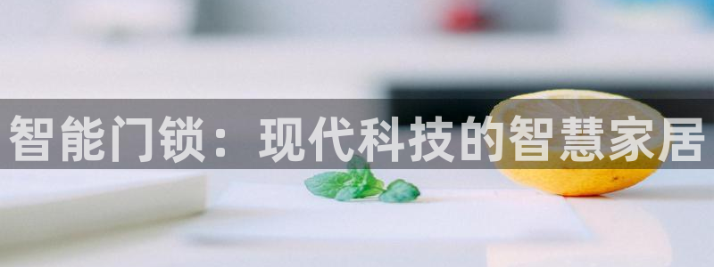 开丰娱乐官网平台登录：智能门锁：现代科技的智慧家居