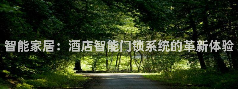 开丰娱乐登入：智能家居：酒店智能门锁系统的革新体验